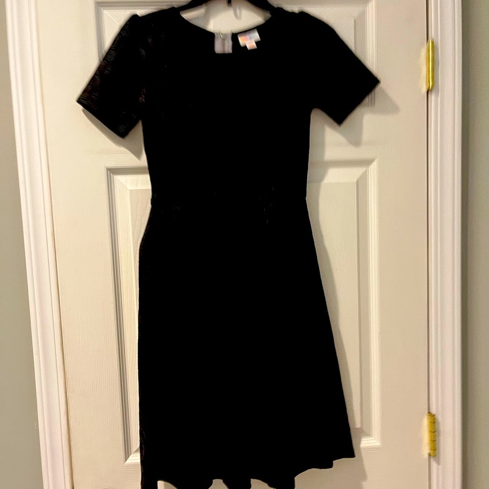 LuLaRoe black Amelia dress